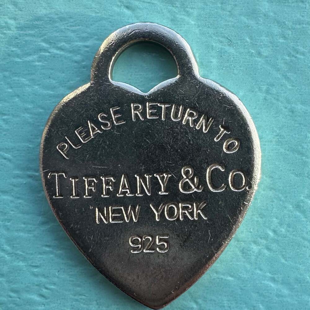 Tiffany & Co. Sterling Silver Return to Tiffany Heart Tag Charm Pendant